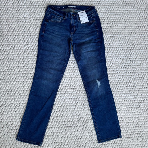 Sonoma Blue Straight Leg Jeans The everyday Jean Size‎ 4/27 - Picture 2 of 12